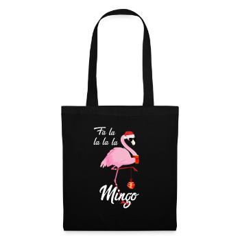 Christmas Flamingo Christmas cool gift - Tote Bag - black - Front