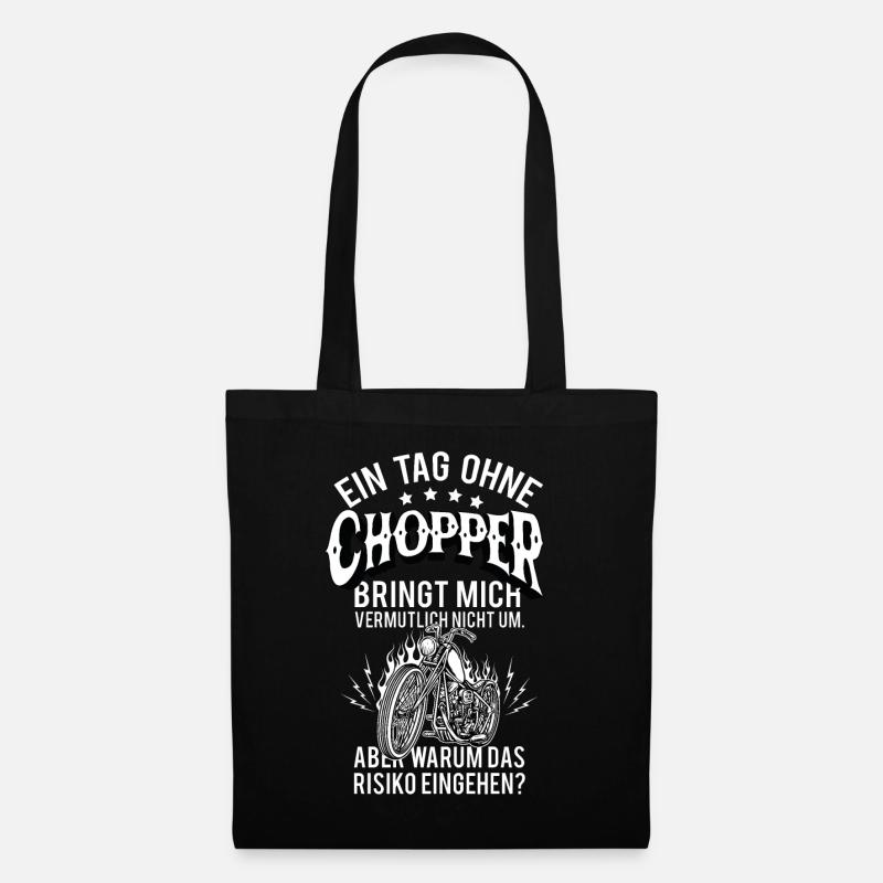 Chopper Motorrad Gang - Stoffbeutel - Schwarz