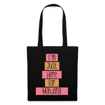 Mahjong gifts | Funny mahjong | Mahjong legend - Tote Bag - black - Front