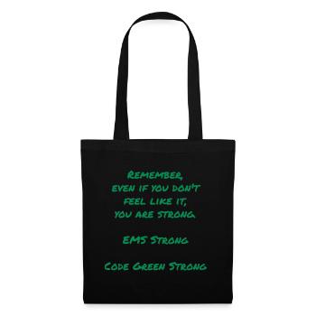 EMS Strong Code Green Strong - Tote Bag - black - Front