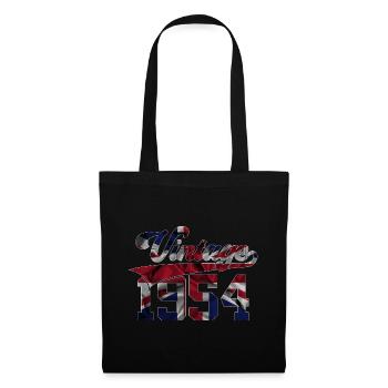 VINTAGE 1954 72E ANNIVERSAIRE BRITANNIQUE - Sac en tissu - noir - Devant