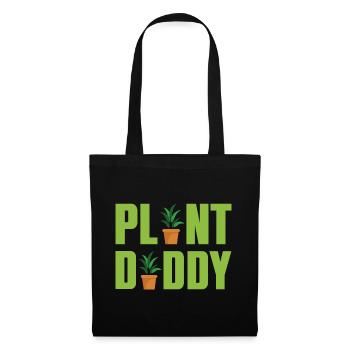Plant Daddy Graphic Gardener Gardening Horticultur - Stoffbeutel - Schwarz - Vorne