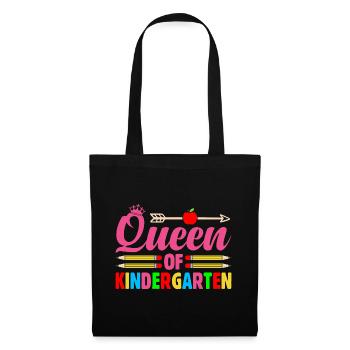 Queen Of Kindergarten School Teacher Students - Tote Bag - black - Front