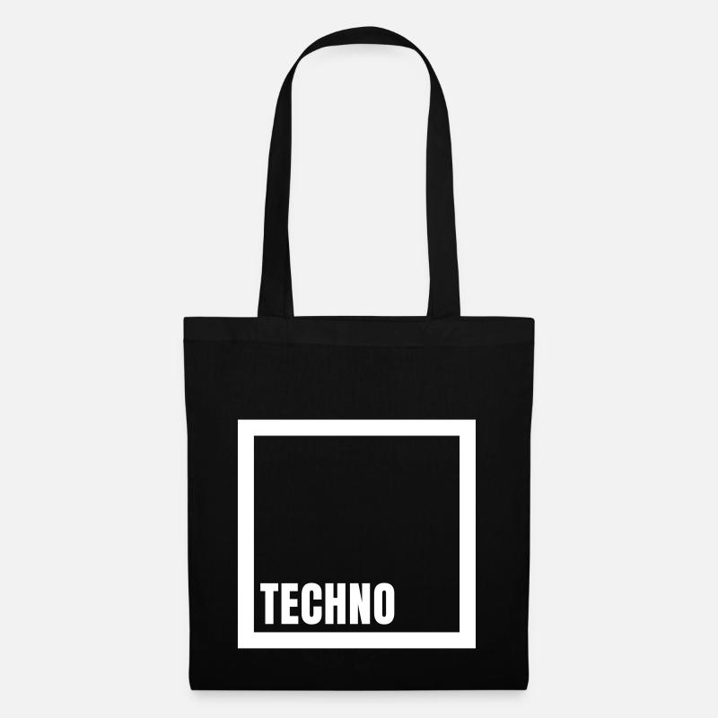 SetOfTheDay Techno - Sac en tissu - noir
