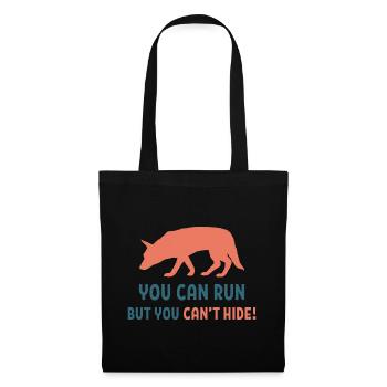 You can run Mantrailing Suchhund Hundeliebhaber - Stoffbeutel - Schwarz - Vorne