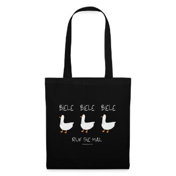 Biele Biele Biele Ruf sie mal - Stoffbeutel - Schwarz - Vorne