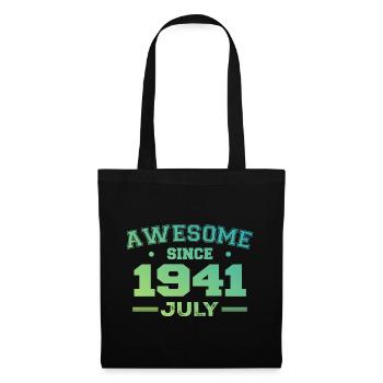 July 1941 Birthday Party July 1941 Retro - Tote Bag - black - Front