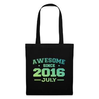 July 2016 Birthday Party July 2016 Retro - Tote Bag - black - Front