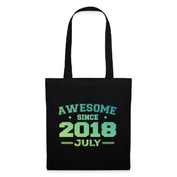 July 2018 Birthday Party July 2018 Retro - Tote Bag - black - Front
