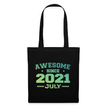 July 2021 Birthday Party July 2021 Retro - Tote Bag - black - Front