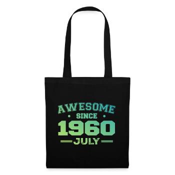 July 1960 Birthday Party July 1960 Retro - Tote Bag - black - Front