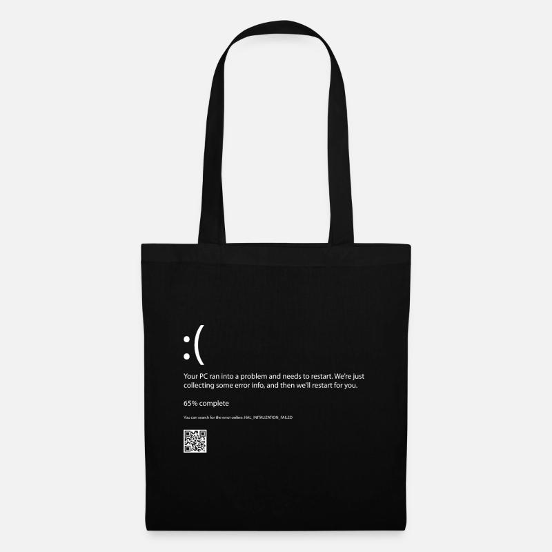 Error code computer - Tote Bag - black