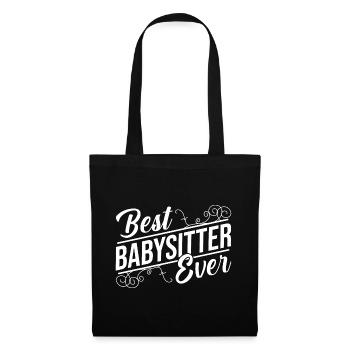 Best Babysitter Ever Daycare Provider Babysitting - Stoffbeutel - Schwarz - Vorne