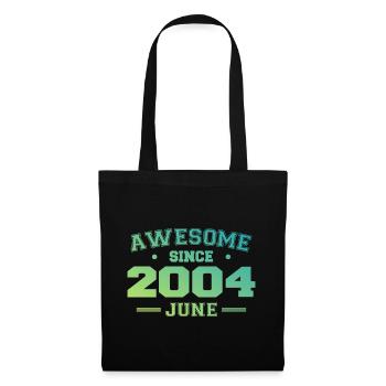 June 2004 Birthday Year 2004 June Gift 2004 - Tote Bag - black - Front