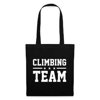 Climbing Team Climbing Bouldering Rock Climber Mou - Stoffbeutel - Schwarz - Vorne
