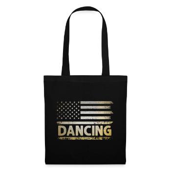 Usa Flag Dancing For Dancing Dancer Choreography - Tote Bag - black - Front