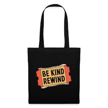 90er Jahre 90s Retro Geschenk - Stoffbeutel - Schwarz - Vorne
