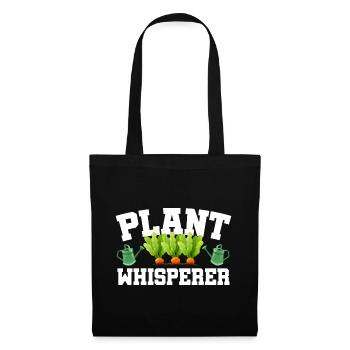 Plant Whisperer Gardener Gardening Horticulture Ga - Stoffbeutel - Schwarz - Vorne