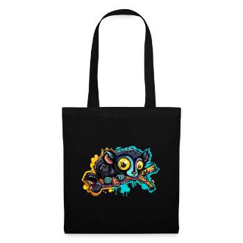 Black lemur - Tote Bag - black - Front