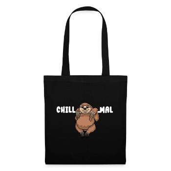 SLOTH CHILL TIMES CHILL - Tote Bag - black - Front