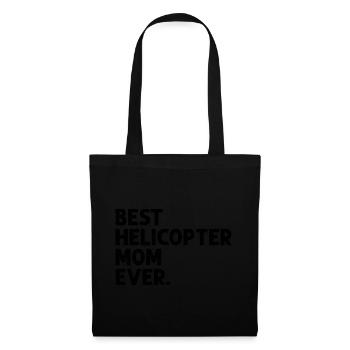 Meilleure maman d’hélicoptère de tous les temps Aviator Pilot Mother Chop - Sac en tissu - noir - Devant