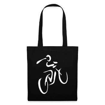 Bicycle Bike Rider Bike Bicycle Rider - Tote Bag - black - Front