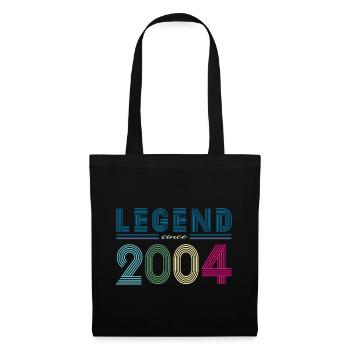 Birthday legend born 2004 - Tote Bag - black - Front