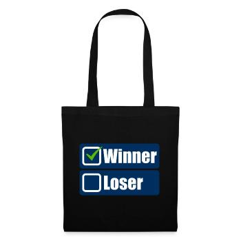 Winner - Tote Bag - black - Front