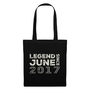 June 2017 Birthday June 2017 June Gift 2017 - Tote Bag - black - Front