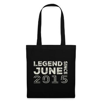 June 2015 Birthday June 2015 June Gift 2015 - Tote Bag - black - Front