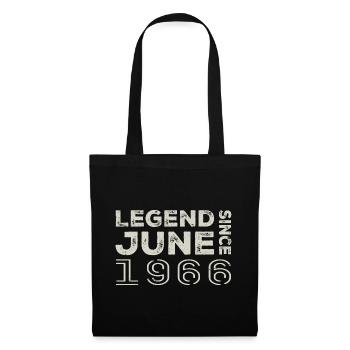 June 1966 Birthday June 1966 June Gift 1966 - Tote Bag - black - Front