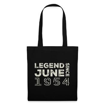 June 1954 Birthday June 1954 June Gift 1954 - Tote Bag - black - Front