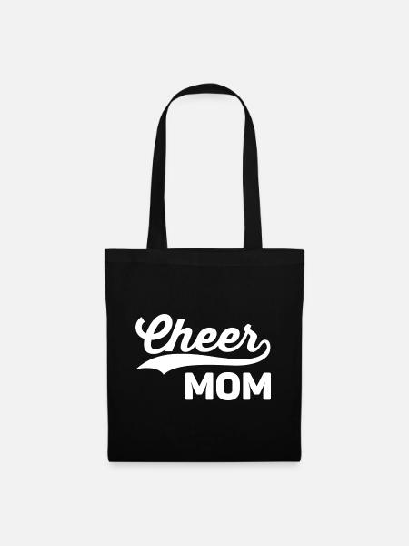 Cheer Mom The Only Thing I Flip Is My Wallet Gymna - Stoffbeutel - Schwarz