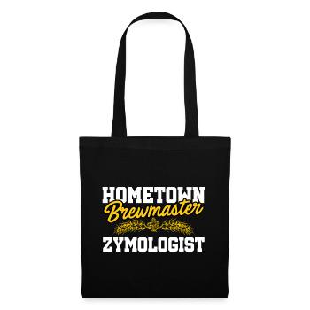 Hometown Brewmaster Zymologist Homebrewing Brewing - Stoffbeutel - Schwarz - Vorne