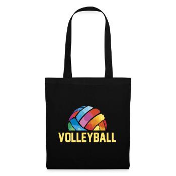 Volley-ball - Sac en tissu - noir - Devant