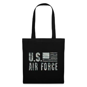 US Air Force - Stoffbeutel - Schwarz - Vorne
