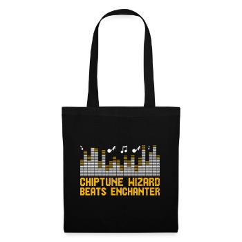Chiptune Music Lover Groove zu den Bleeps und Bloo - Stoffbeutel - Schwarz - Vorne