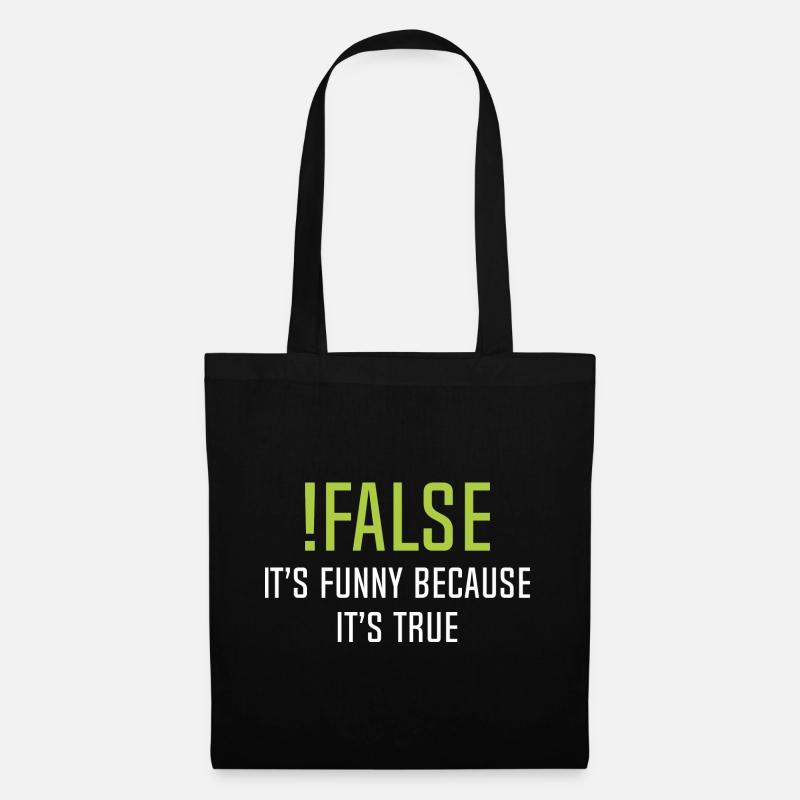 FALSE - Stoffbeutel - Schwarz