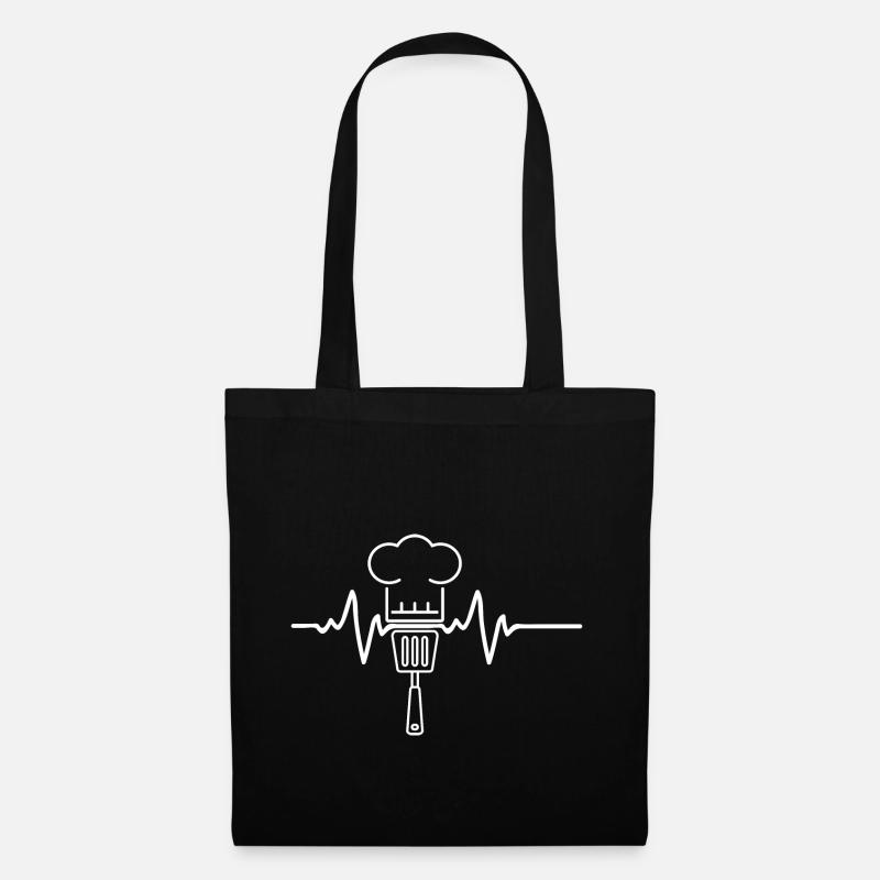 Cuisson Cuisson Heartbeat Cuisson - Sac en tissu - noir