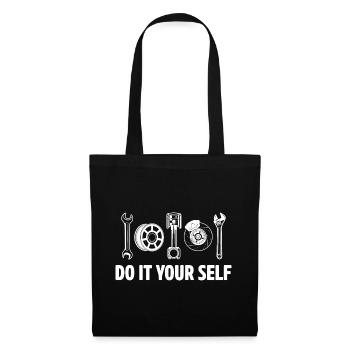 Do It Yourself Car lover Mechanic Vehicle Technici - Tote Bag - black - Front