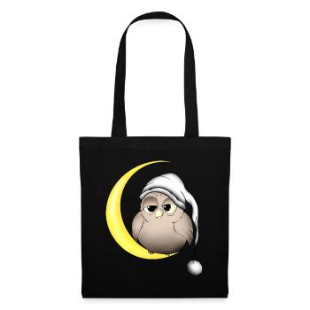 Owl - Tote Bag - black - Front