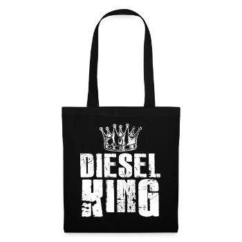 King Design for Diesel Drivers - Tote Bag - black - Front