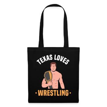 Conception de lutte au Texas pour les fiers fans du Texas - Sac en tissu - noir - Devant