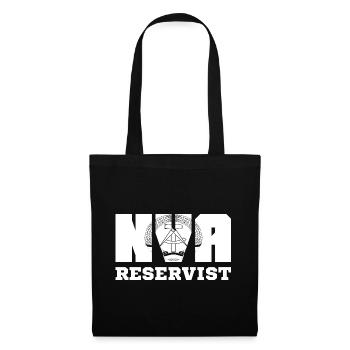 NVA reservist DDR Ostdeutschland Geschenk Ossi - Stoffbeutel - Schwarz - Vorne