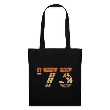 Anniversaire '73 - Sac en tissu - noir - Devant