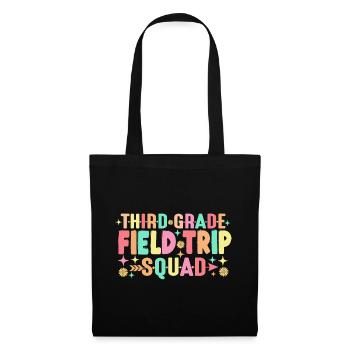 Teacher Students 3rd Third Grade Field Trip Squad - Tote Bag - black - Front