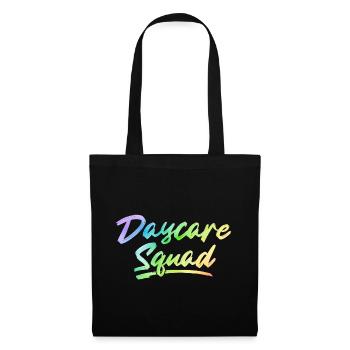 Daycare Squad Daycare Provider Daycare Teacher Pre - Stoffbeutel - Schwarz - Vorne