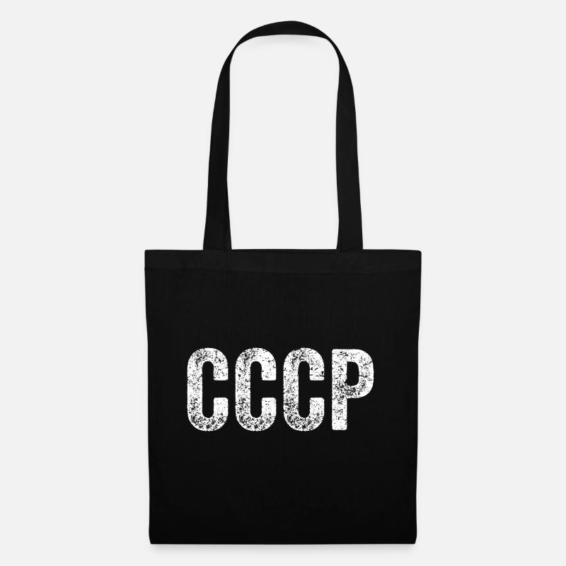 UDSSR Russland Putin Vintage Retro Geschenk - Stoffbeutel - Schwarz
