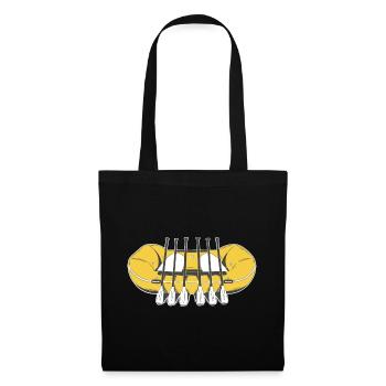 Rafting BoatIng Mountains White Water Boating - Tote Bag - black - Front