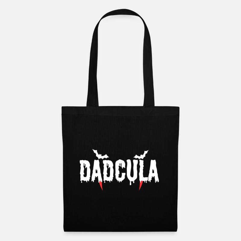 Dadcula Halloween Papa - Stoffbeutel - Schwarz